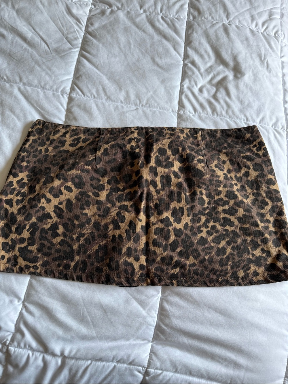 Abercrombie & Fitch Leopard Print Mini Skirt - Brown/Tan